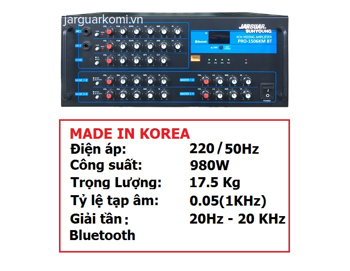 AMPLY JARGUAR SUHYOUNG PRO-1506B , Bluetooth