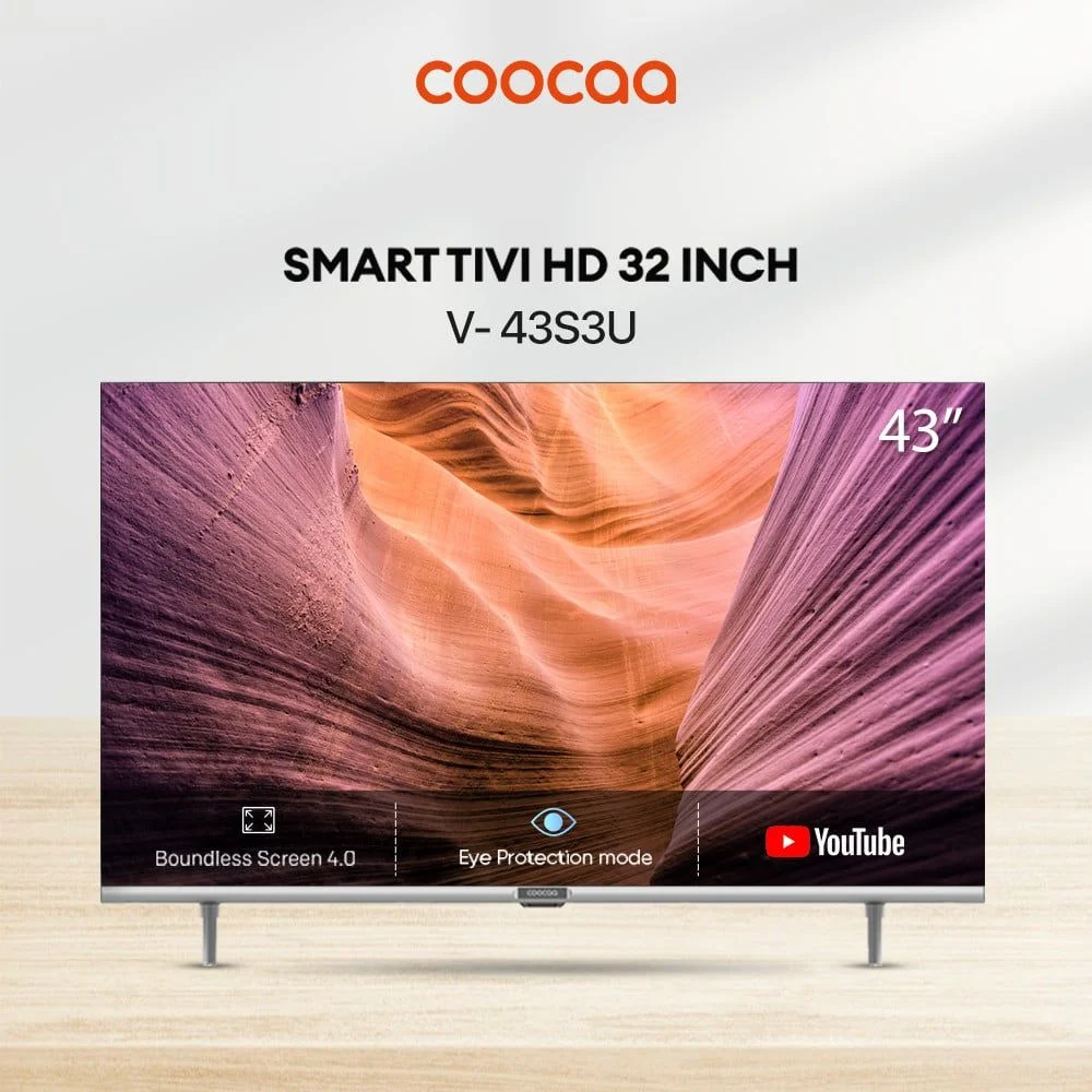 Smart Tivi Coocaa 43S3U Full HD