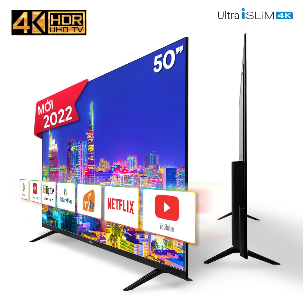 SMART TV Ultra iSLIM 4K ASANZO 50U72