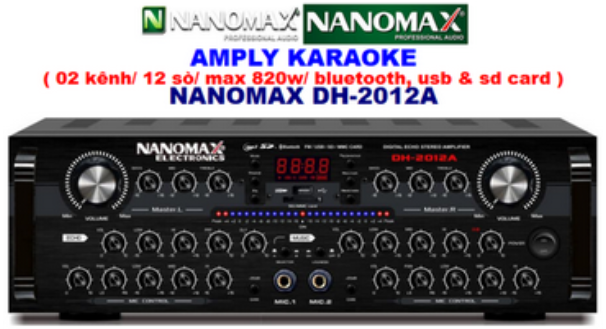 AMPLY KARAOKE NANOMAX DH-2012A , 820W