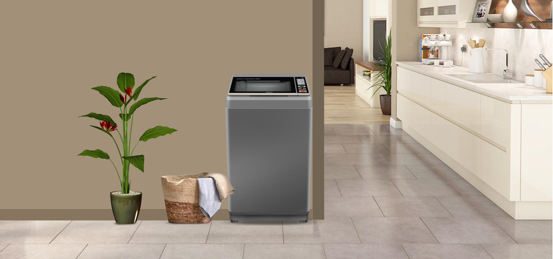 Máy giặt lồng đứng AQUA AQW-S90CT (S)