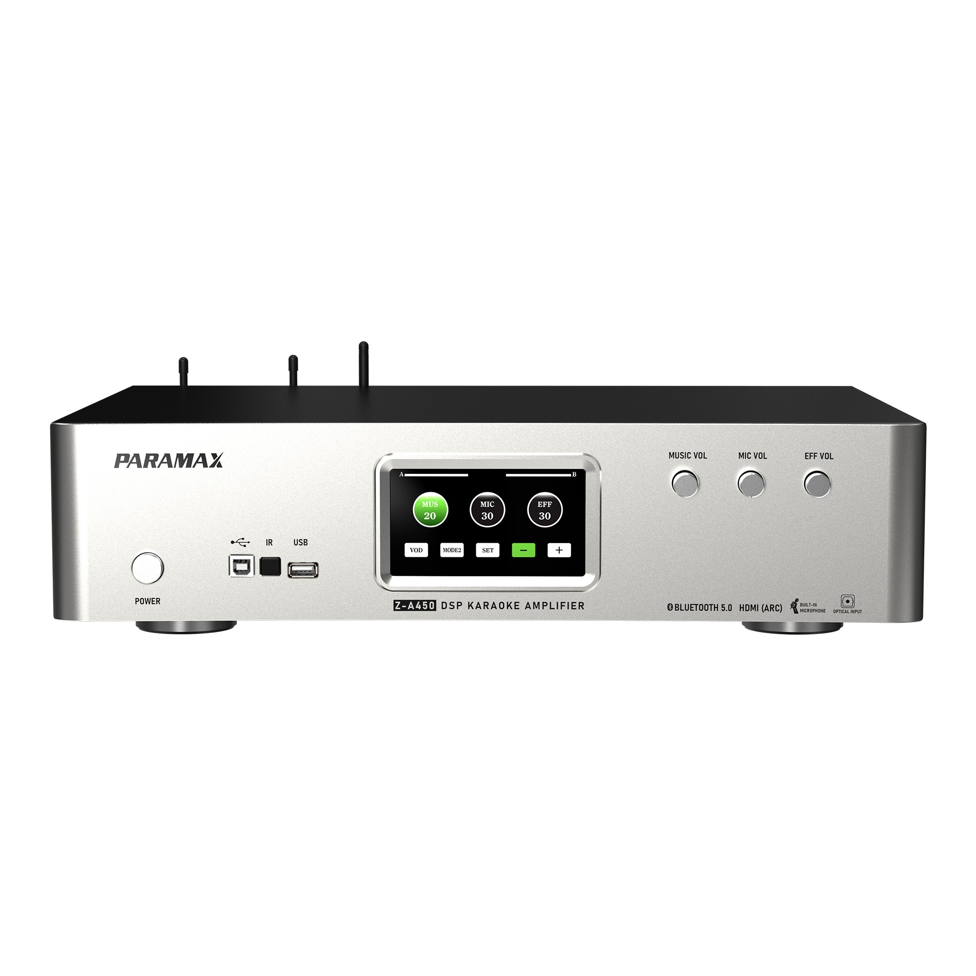 Amply karaoke tích hợp Vang số và Micro không dây PARAMAX Z-A45