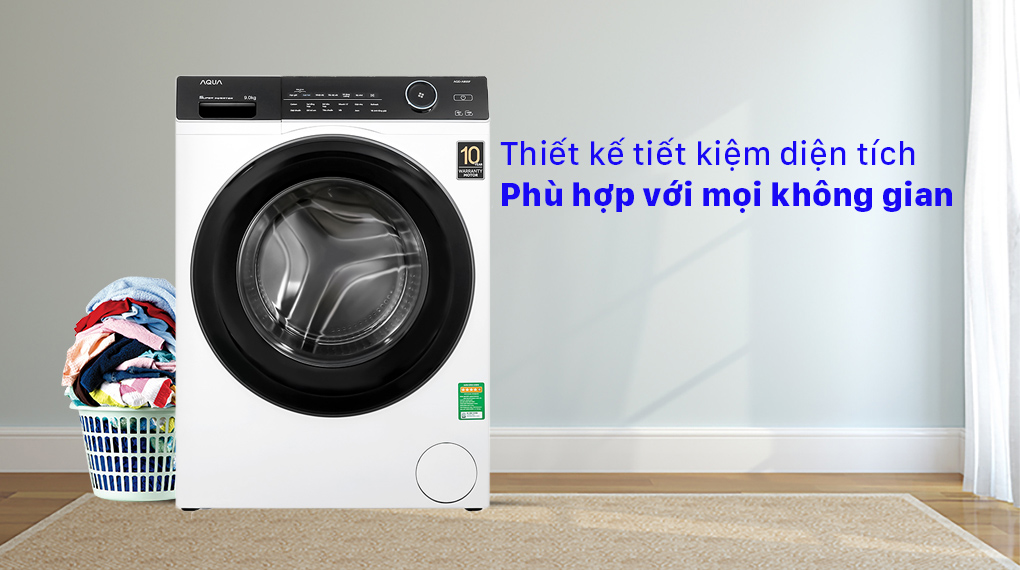 Máy giặt Aqua Inverter 9.0 KG AQD-A900F(W)